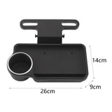 Maxbell Folding Cup Holder Tray Car Seat Phone Truck Car Headrest Backseat Organizer