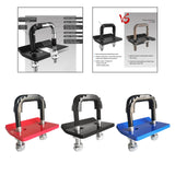 Maxbell Hitch Tightener Anti Rattle Stabilizer for Bike Rack Trailer Hitch Tray red