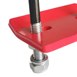 Maxbell Hitch Tightener Anti Rattle Stabilizer for Bike Rack Trailer Hitch Tray red