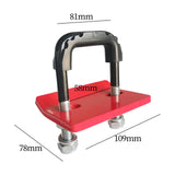 Maxbell Hitch Tightener Anti Rattle Stabilizer for Bike Rack Trailer Hitch Tray red