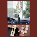 Maxbell Bodhi Lotus Car Pendant Car Interior Hanging Pendant for Car Decoration Green