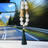 Maxbell Bodhi Lotus Car Pendant Car Interior Hanging Pendant for Car Decoration Green