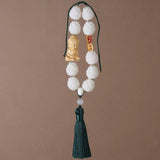 Maxbell Bodhi Lotus Car Pendant Car Interior Hanging Pendant for Car Decoration Green