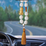 Maxbell Bodhi Lotus Car Pendant Car Interior Hanging Pendant for Car Decoration Yellow
