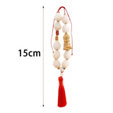 Maxbell Bodhi Lotus Car Pendant Car Interior Hanging Pendant for Car Decoration Dark Red