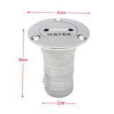 52mm 2'' Boat Water Tank Deck Fill Filler with Key and Lift Screw Cap - Marine Grade 316 Stainless Steel - Aladdin Shoppers