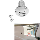 52mm 2'' Boat Water Tank Deck Fill Filler with Key and Lift Screw Cap - Marine Grade 316 Stainless Steel - Aladdin Shoppers