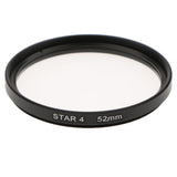 52mm Revolving 4 Point Rotated Star Light Cross Lens Filter for Nikon 18-55 Series, 50 / 1.8D, for Canon 50 / 1.8 and Other Caliber 52 Lenses - Aladdin Shoppers