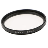 52mm Revolving 4 Point Rotated Star Light Cross Lens Filter for Nikon 18-55 Series, 50 / 1.8D, for Canon 50 / 1.8 and Other Caliber 52 Lenses - Aladdin Shoppers