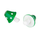Maxbell 10pcs Green Mushroom Miniature Resin Micro Landscape Dollhouse Garden Decor