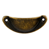 Maxbell 10Pcs Victorian style Cup Shell Cupboard Drawer Cabinet Pull Handle Bronze