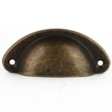 Maxbell 10Pcs Victorian style Cup Shell Cupboard Drawer Cabinet Pull Handle Bronze