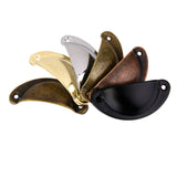 Maxbell 10Pcs Victorian style Cup Shell Cupboard Drawer Cabinet Pull Handle Bronze