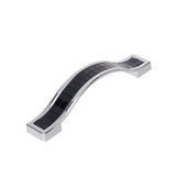 Maxbell  96/128mm Zinc Alloy Crystal Cabinet Knob Cupboard Door Drawer Pull Handle 128mm 5