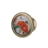Maxbell Vintage Cabinet Door Drawer Bin Dreser Handle Pull Knob Hardware - Narcissus