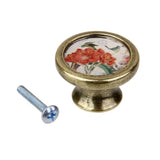 Maxbell Vintage Cabinet Door Drawer Bin Dreser Handle Pull Knob Hardware - Narcissus