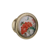Maxbell Vintage Cabinet Door Drawer Bin Dreser Handle Pull Knob Hardware - Narcissus