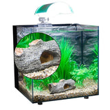 Maxbell Aquarium Fish Tank Hollow Tree Stump Ornament Cave Landscaping Decoration
