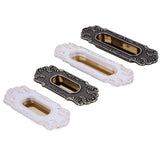 Maxbell  Antique Cabinet Door Handle Pull Wardrobe Drawer Bin Concealed Fixing Ivory