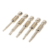 Maxbell 5PCS/SET Professional 1/4 Hex Shank Screwdriver Head 50mm