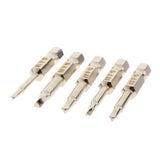 Maxbell 5PCS/SET Professional 1/4 Hex Shank Screwdriver Head 50mm