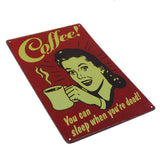 COFFEE Vintage Tin Sign Bar Pub Cafe Wall Decor Retro Metal ART Poster 04