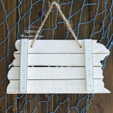 Maxbell Nautical Hand Carved Hanging Wooden WC DIGN Bathroom Plaque Art Poster Board House