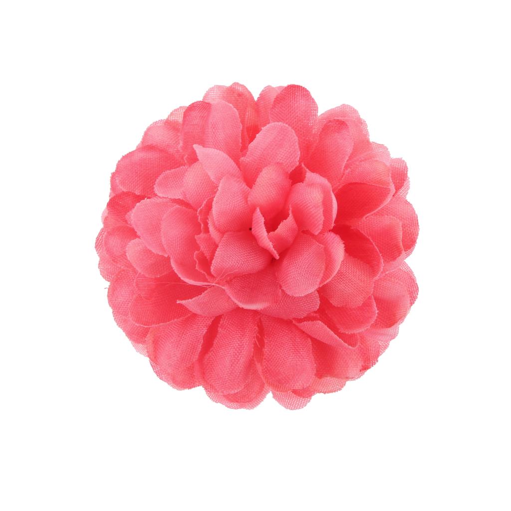 Maxbell 30x Artificial Daisy Flower Silk Spherical Head Wedding Decor-Watermelon Red