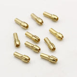 Maxbell Imported 0.5--3.2mm 10 Pieces Micro Drill Chuck Collet Bits Brass Shank for Rotary Tools