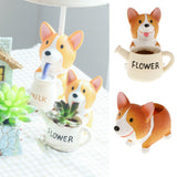 Maxbell Home Garden Flower Succulent Bonsai Trough Box Cute Dog Plant Bed DIY Pot