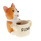 Maxbell Home Garden Flower Succulent Bonsai Trough Box Cute Dog Plant Bed DIY Pot