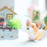 Maxbell Garden Planter Dog Shape Flower Sedum Succulent Plant Pot Trough Box Case