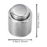 Maxbell Imported Stainless Steel Bar Wine Bottle Corks Champagne Vacuum Sealed Cap Stopper #2