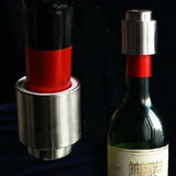 Maxbell Imported Stainless Steel Bar Wine Bottle Corks Champagne Vacuum Sealed Cap Stopper #2