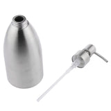 Maxbell Bathroom Stainless Steel Soap Shampoo Lotion Shower Liquid Dispenser w/ Pump