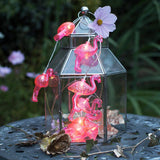 Maxbell String Fairy Light Red Flamingo LED Bulbs Battery Opetated Party Decor 1.5m