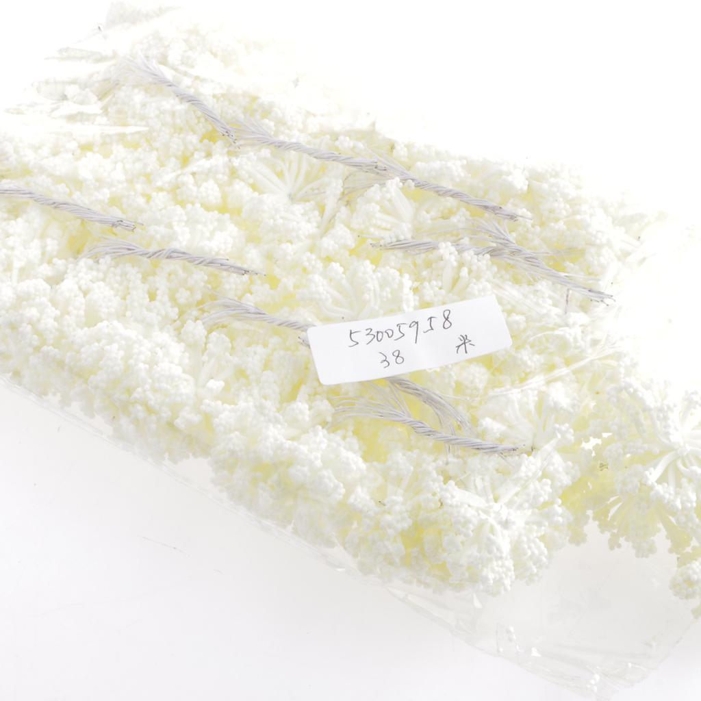 Maxbell 144 Heads Artificial PE Flower Gypsophila Lavender Plant Wedding Decor Beige