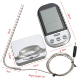 Maxbell LCD Wireless Timer Digital Cooking Thermometer for Barbecue BBQ Roast Kitchen Tool