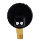 Maxbell Mini Dial Pressure Gauge Manometer for Water Air Oil Black 0-30psi 0-2bar