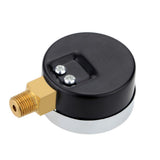 Maxbell Mini Dial Pressure Gauge Manometer for Water Air Oil Black 0-30psi 0-2bar