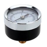 Maxbell Mini Dial Pressure Gauge Manometer for Water Air Oil Black 0-60psi 0-4bar