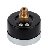 Maxbell Mini Dial Pressure Gauge Manometer for Water Air Oil Black 0-60psi 0-4bar