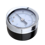 Maxbell Mini Dial Pressure Gauge Manometer for Water Air Oil Black 0-60psi 0-4bar
