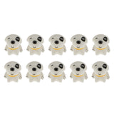 Maxbell 10 x Miniature Resin Site Dogs Fairy Garden Moss Landscape Flower Pot Decor