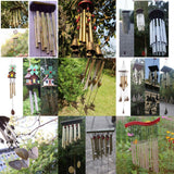 Maxbell Windmill Amazing Fengshui Lucky Wind Chime Church Bell Hanging Decor 4 Tubes