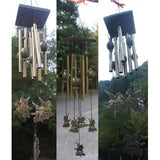 Maxbell Horses Windchimes Wind Chime Metal 8 Tube Hanging Ornament Garden Home Decor