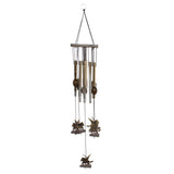 Maxbell Horses Windchimes Wind Chime Metal 8 Tube Hanging Ornament Garden Home Decor