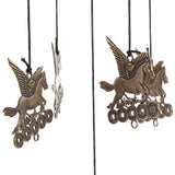 Maxbell Horses Windchimes Wind Chime Metal 8 Tube Hanging Ornament Garden Home Decor
