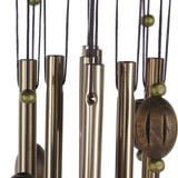 Maxbell Heart Decor Windchimes Wind Chime Metal 8 Tubes Hanging Ornament Garden Home