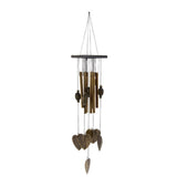 Maxbell Heart Decor Windchimes Wind Chime Metal 8 Tubes Hanging Ornament Garden Home